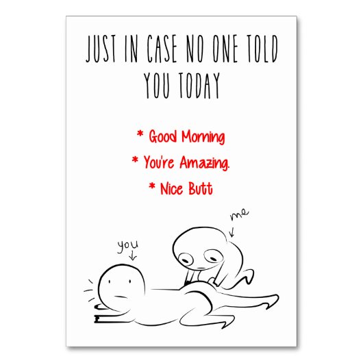 Gewoon omdat Reminder Love Kaart (Voorkant)