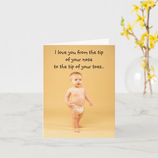 Gewoon omdat wenskaart kaart (Gele Bloem)