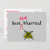 Gewoon ongehuwd - briefkaart (Voorkant / Achterkant)