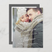 Gewoon ons opslaan van de datum Briefkaart (Voorkant / Achterkant)