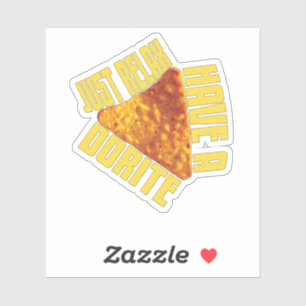 Gewoon Ontspannen Heb Een Dorite Grappige Chip Sti Sticker