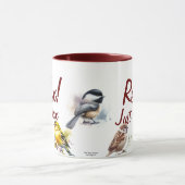 Gewoon Ontspannen/Vogel Modern Mok (Midden)