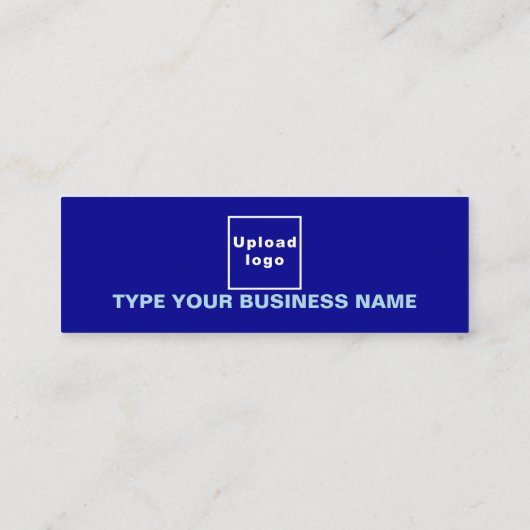 Gewoon ontwerp van teksten aan de voorzijde van bl mini visitekaartje (Achterkant)