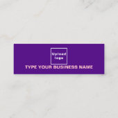 Gewoon ontwerp van teksten aan de voorzijde van Pa Mini Visitekaartje (Achterkant)