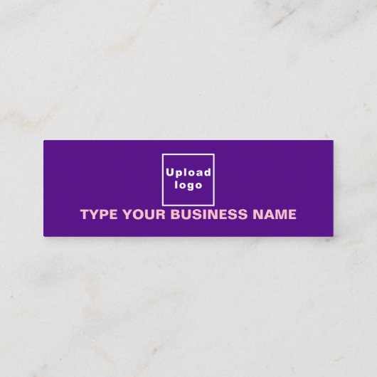 Gewoon ontwerp van teksten aan de voorzijde van Pa Mini Visitekaartje (Achterkant)