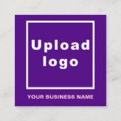 Gewoon ontwerp van teksten aan de voorzijde van Pa Vierkante Visitekaartje (Achterkant)