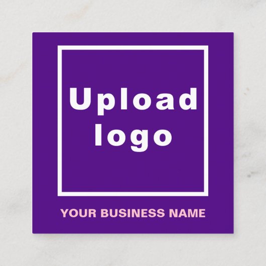 Gewoon ontwerp van teksten aan de voorzijde van Pa Vierkante Visitekaartje (Achterkant)