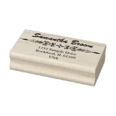 Gewoon ontwerpen met  rand + uw ideeën rubberstempel (Stempel)