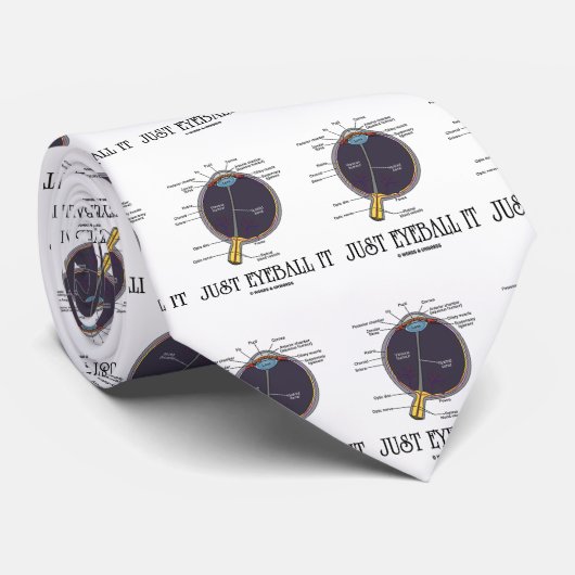 Gewoon oogbal it (Gezegde van de anatomiebenaderin Stropdas (Opgerold)