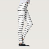 Gewoon op bezoek bij deze planeet leggings (Rechts)
