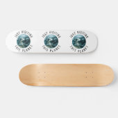 Gewoon op bezoek bij deze planeet persoonlijk skateboard (Horizontaal)