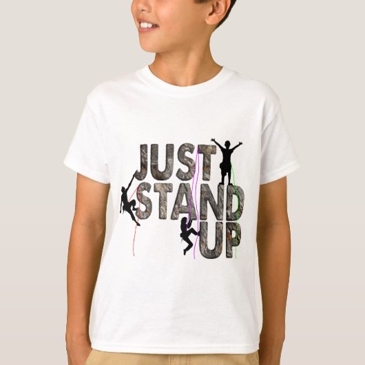 Gewoon opstaan t-shirt (Voorkant)