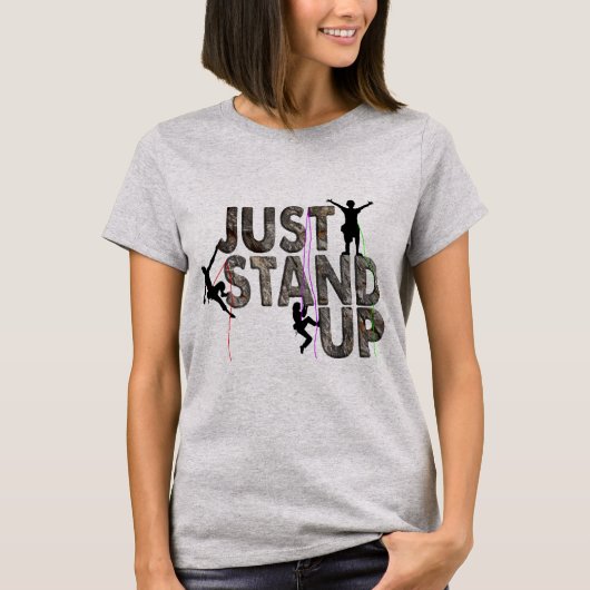 Gewoon opstaan t-shirt (Voorkant)