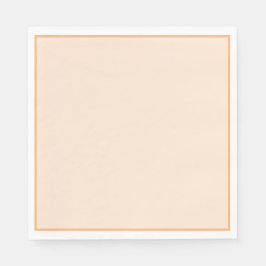 Gewoon oranje papieren servetten