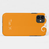Gewoon Oranje professioneel legant modern Case-Mate iPhone Case (Achterkant (horizontaal))