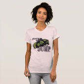 Gewoon paars paardenontwerp t-shirt (Voorkant volledig)