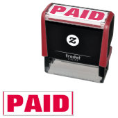 Gewoon "PAID" Rubberstempel Zelfinktende Stempel (In situ)