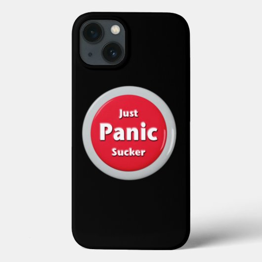 Gewoon Paniek Knop Sucker Case-Mate iPhone Case (Achterkant)