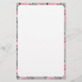 Gewoon papier met een florale rand (Voorkant)