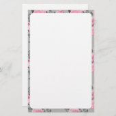 Gewoon papier met een florale rand (Voorkant / Achterkant)