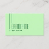 Gewoon pasta-vormig, eenvoudig en professioneel visitekaartje (Voorkant)