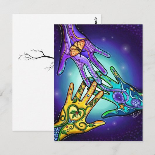 Gewoon pauze briefkaart (Voorkant / Achterkant)