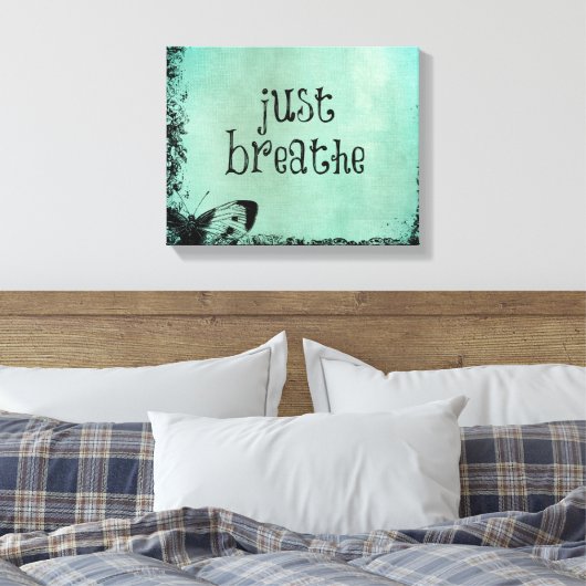 Gewoon pauze canvas afdruk (Insitu (Slaapkamer))