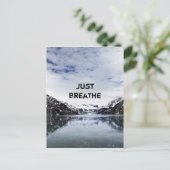 "Gewoon pauze." Inpiratoire prijsopgave Briefkaart (Staand voorkant)