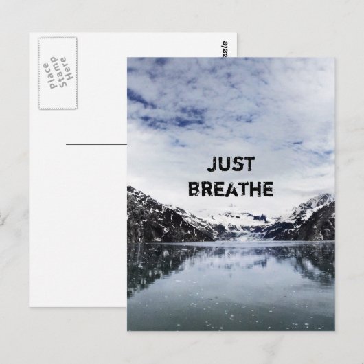 "Gewoon pauze." Inpiratoire prijsopgave Briefkaart (Voorkant / Achterkant)