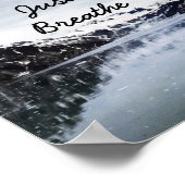 "Gewoon pauze." Inpiratoire prijsopgave Poster (Hoek)