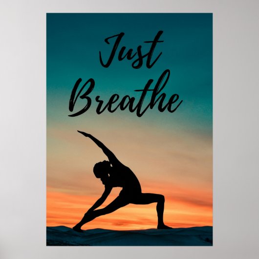 Gewoon pauze - Poster van Yoga (Voorkant)