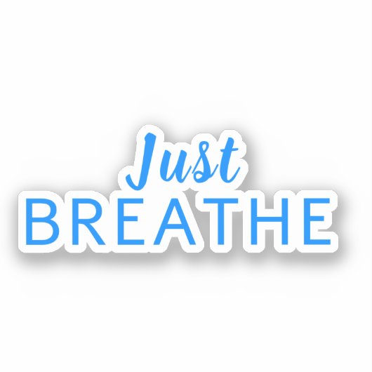 Gewoon pauze sticker (Voorkant)