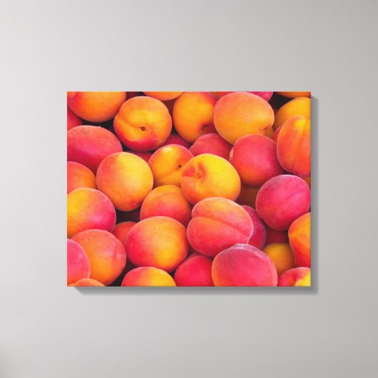 Gewoon Peachy Canvas Afdruk (Voorkant)