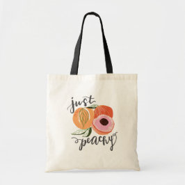 Gewoon Peachy Canvas tas