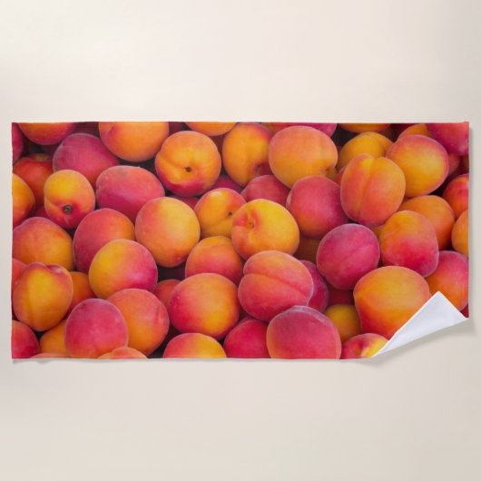 Gewoon Peachy Canvas tas Strandlaken (Voorkant)