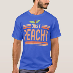 Gewoon Peachy Cute Schattig Summer Peach Food Pun  T-shirt