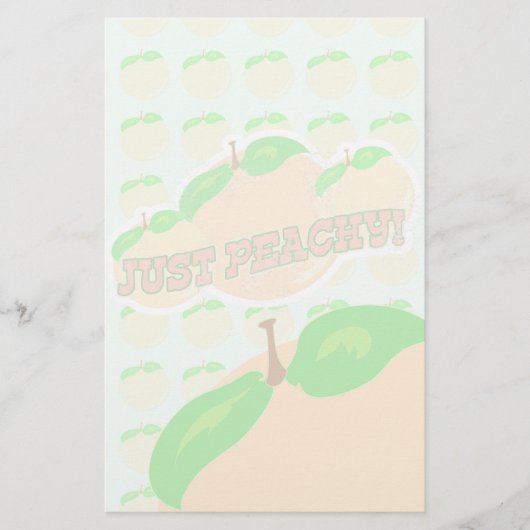 Gewoon Peachy Fade Briefpapier (Voorkant)