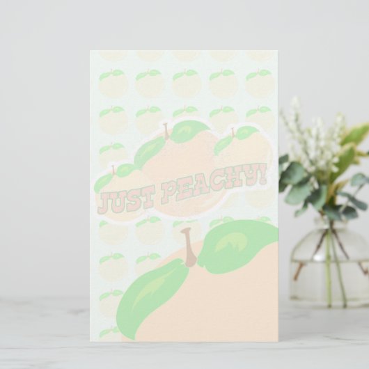 Gewoon Peachy Fade Briefpapier (Staand voorkant)