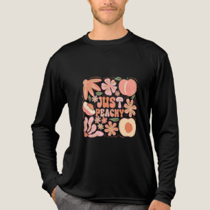 Gewoon Peachy Floral Design Tri-Blend Shirt