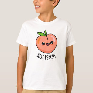 Gewoon Peachy Funny Peach Pun T-shirt