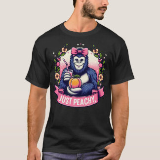Gewoon Peachy Funny Vrouwen Zomer Fruit 1 T-shirt