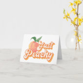 Gewoon Peachy Kaart (Gele Bloem)