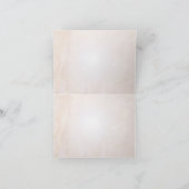 Gewoon Peachy Paarse Heart BWeddenschap Dank je we Bedankkaart (Binnen)