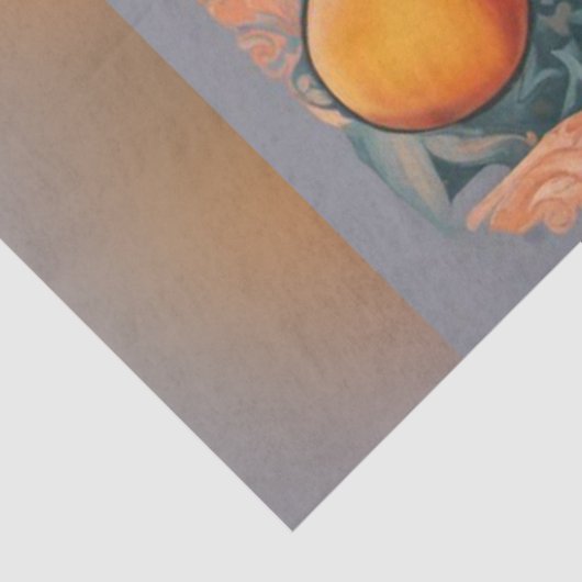 Gewoon Peachy  Retro Vrouw Decoupage Papier (Detail)