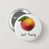Gewoon Peachy Ronde Button 5,7 Cm (Voorkant /achterkant)