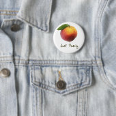 Gewoon Peachy Ronde Button 5,7 Cm (In situ)