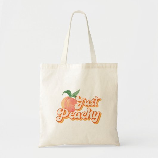 Gewoon Peachy Tote Bag (Voorkant)