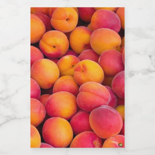 Gewoon Peachy Wijn Etiket (Enkel label)