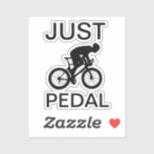Gewoon pedaal sticker (Vel)