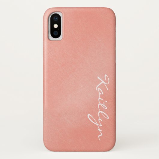 Gewoon pekroze roze roze roze roze, voorzien van e Case-Mate iPhone case (Achterkant)